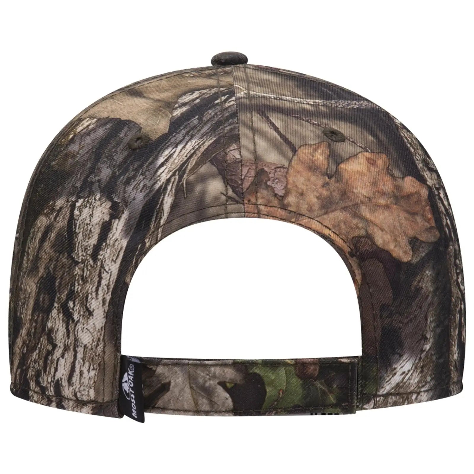 OTTO 171-1295 Mossy Oak Camouflage 6 Panel Low Profile Baseball Cap - Break Up Country - Break Up Country / 6 1/2’’ - 7