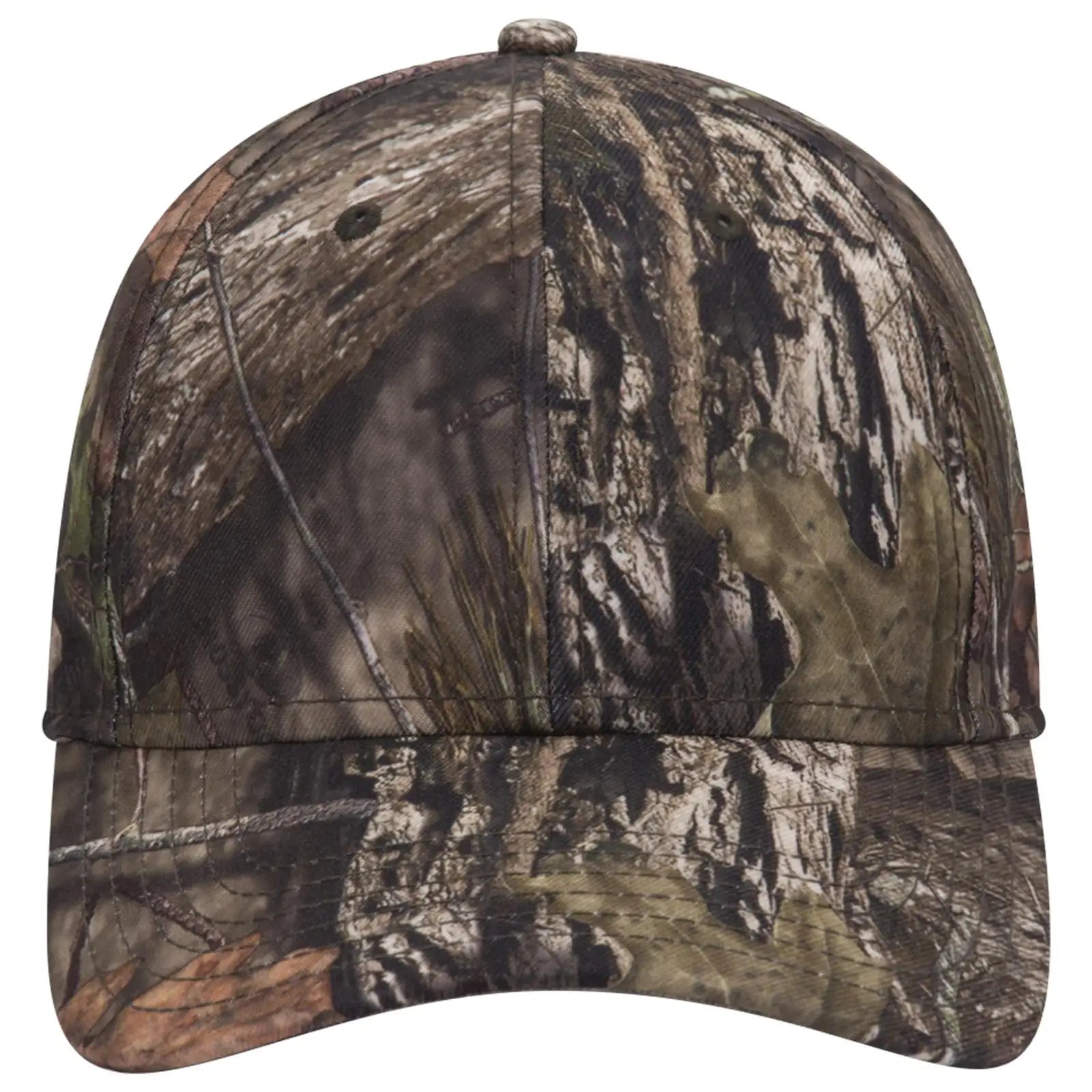 OTTO 171-1295 Mossy Oak Camouflage 6 Panel Low Profile Baseball Cap - Break Up Country - Break Up Country / 6 1/2’’ - 7