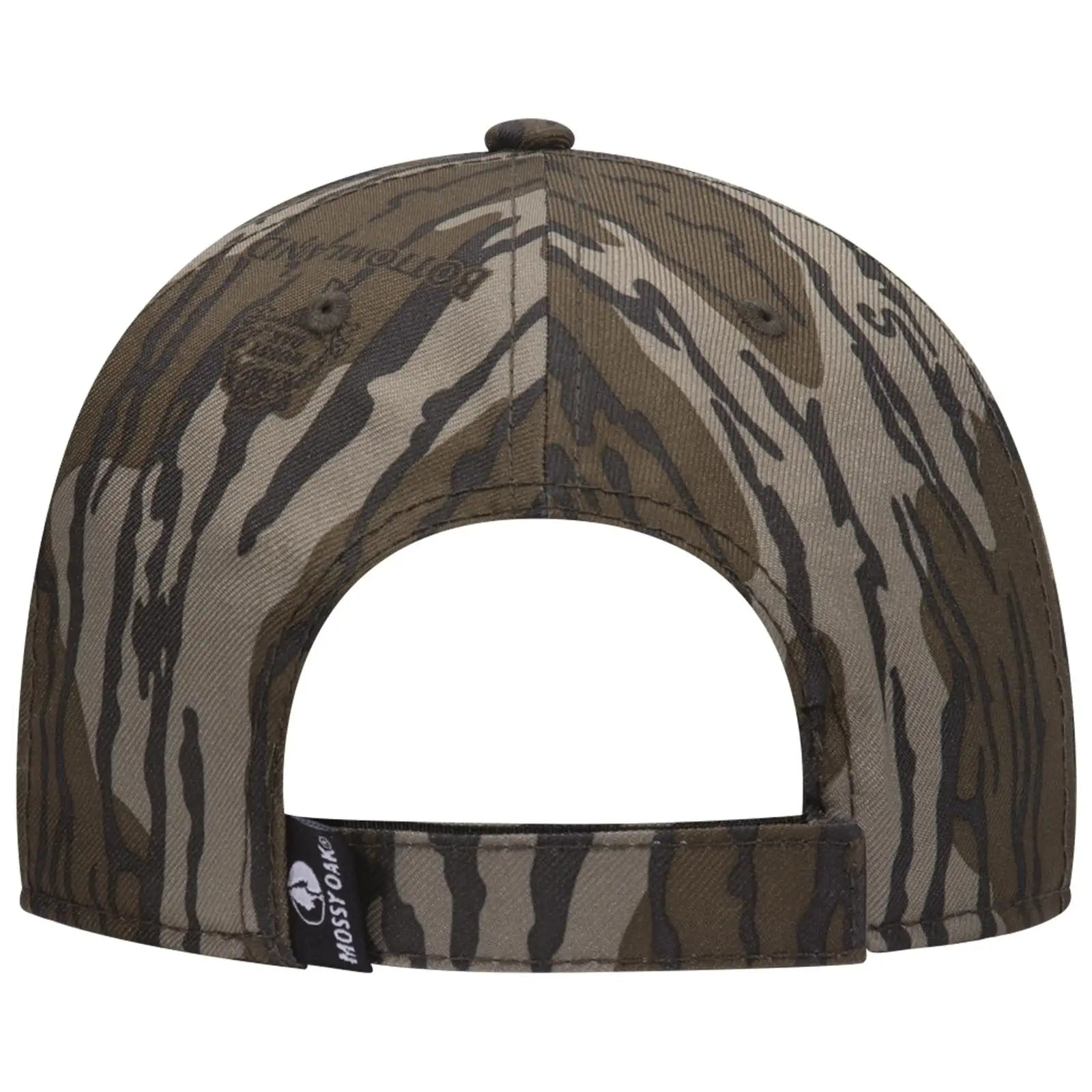 OTTO 171-1295 Mossy Oak Camouflage 6 Panel Low Profile Baseball Cap - Bottomland - Bottomland / 6 1/2’’ - 7 5/8’’