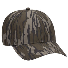 OTTO 171-1295 Mossy Oak Camouflage 6 Panel Low Profile Baseball Cap - Bottomland - Bottomland / 6 1/2’’ - 7 5/8’’