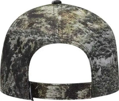 OTTO 171 1295 Mossy Oak Camouflage Superior Polyester Twill 6 Panel Low Profile Baseball Cap Mountain Country Range