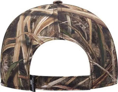 OTTO 171 1295 Mossy Oak Camouflage Superior Polyester Twill 6 Panel Low Profile Baseball Cap Shadow Grass Blades Shadow