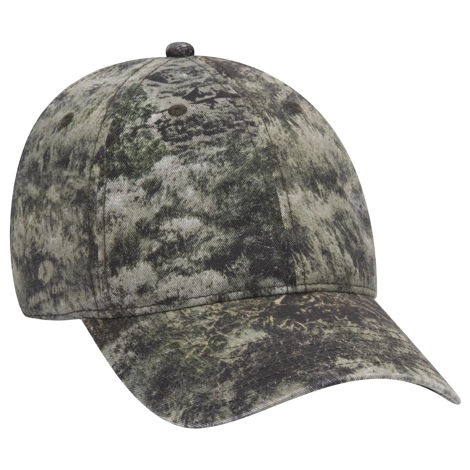 OTTO 171-1296 Mossy Oak Camouflage 6 Panel Low Profile Dad Cap - Mountain Country Range - Mountain Country Range / 6