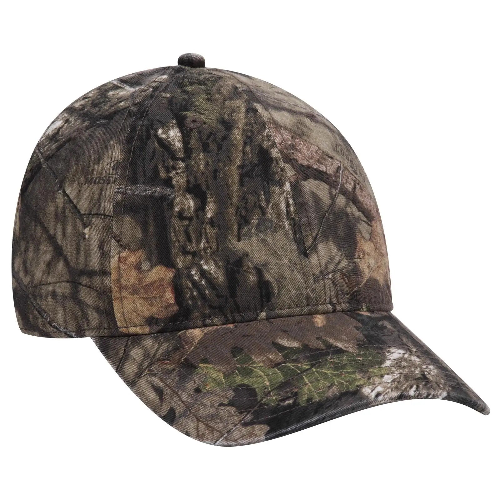 OTTO 171-1296 Mossy Oak Camouflage 6 Panel Low Profile Dad Cap - Break Up Country - Break Up Country / 6 1/2’’ - 7 5/8’’