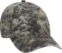 OTTO 171-1296 Mossy Oak Camouflage Garment Washed Superior Cotton Twill 6 Panel Low Profile Baseball Cap - Mountain