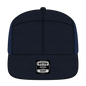 OTTO 172-1298 ’OTTO Snap’ 7 Panel Pro Style Mesh Back Trucker Snapback Cap - Navy - Navy / 7 3/8’’ - 7 5/8’’