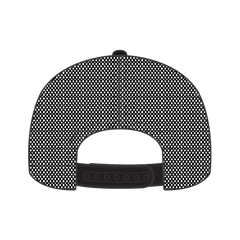 OTTO 172-1298 ’OTTO Snap’ 7 Panel Pro Style Mesh Back Trucker Snapback Cap - Black - Black / 7 3/8’’ - 7 5/8’’