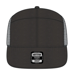 OTTO 172-1298 ’OTTO Snap’ 7 Panel Pro Style Mesh Back Trucker Snapback Cap - Char. Gray - Char. Gray / 7 3/8’’ - 7 5/8’’