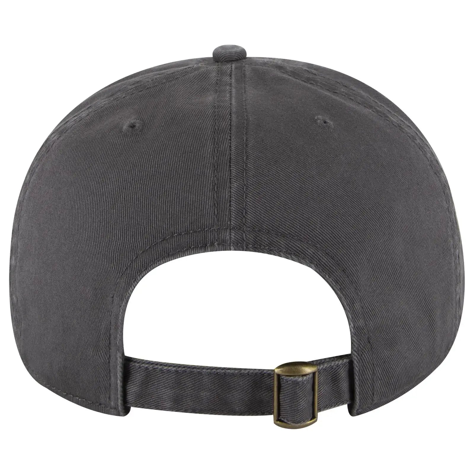 OTTO 176-1315 5 Panel Low Profile Dad Cap - Char. Gray - Char. Gray / 6 1/2’’ - 7 5/8’’