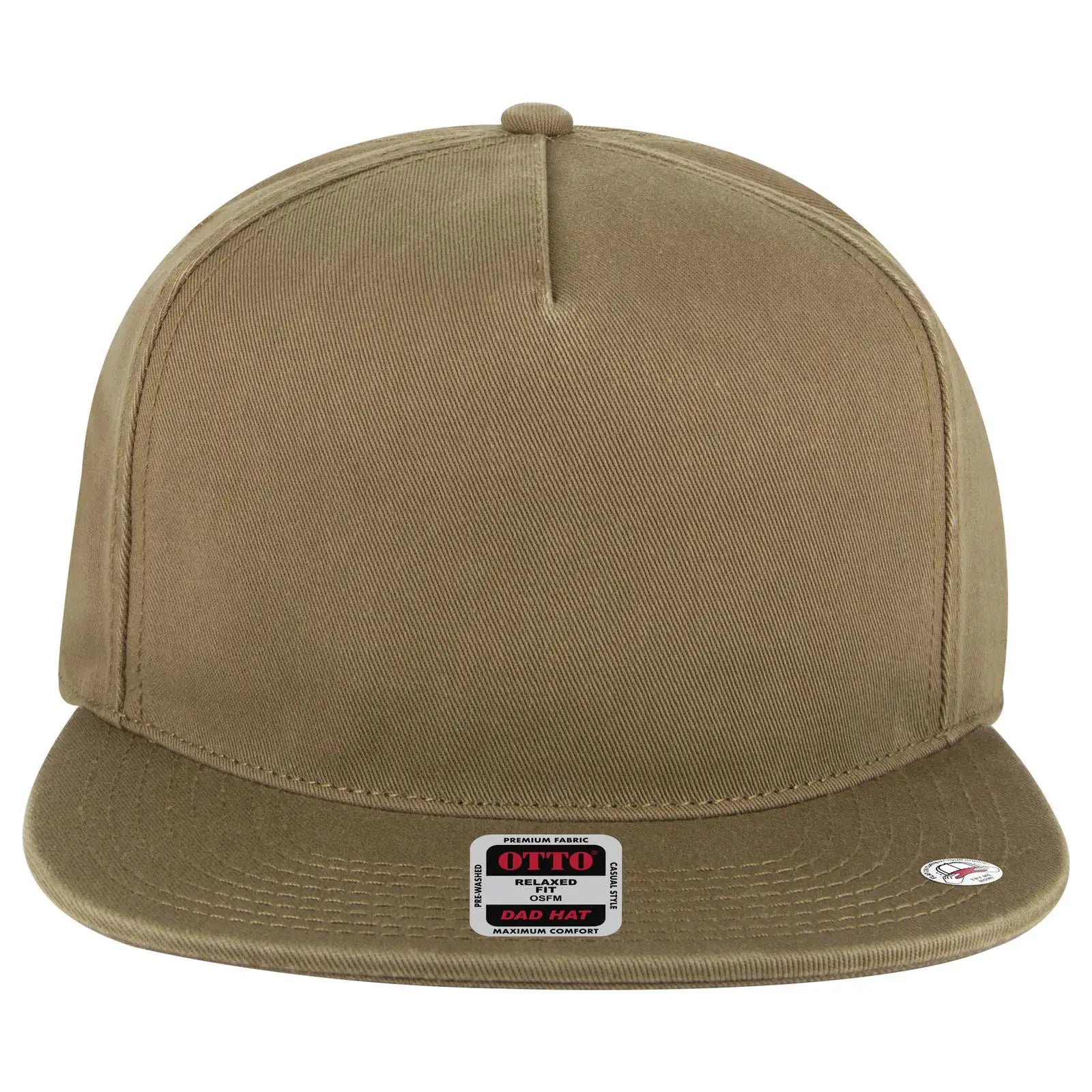OTTO 176-1315 5 Panel Low Profile Dad Cap - Coyote Brown - Coyote Brown / 6 1/2’’ - 7 5/8’’