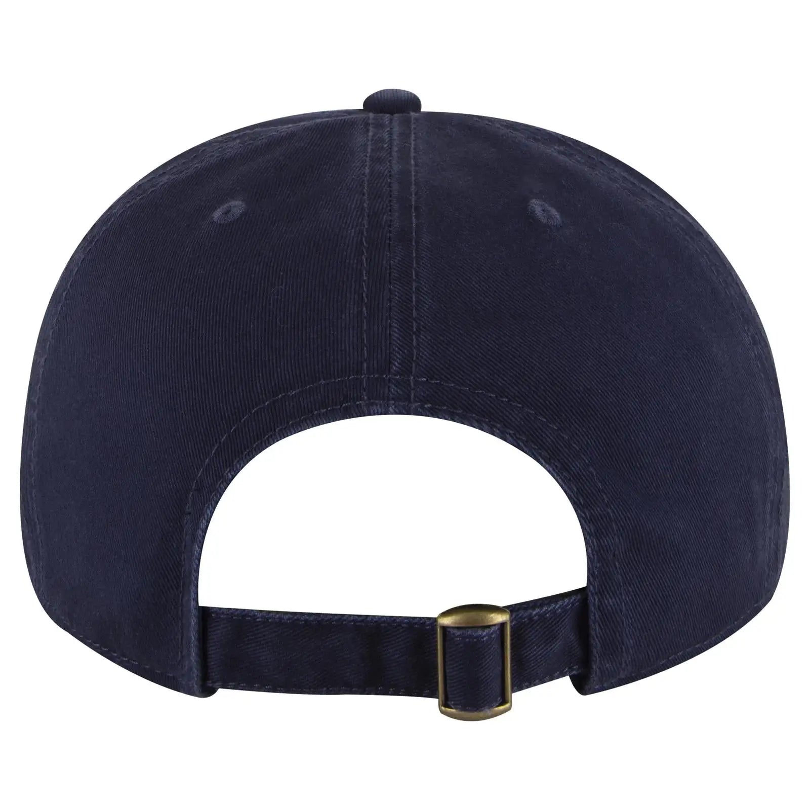 OTTO 176-1315 5 Panel Low Profile Dad Cap - Navy - Navy / 6 1/2’’ - 7 5/8’’