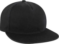 OTTO 176-1315 5 Panel Low Profile Style Dad Cap - Black - Black / One Size Fits Most