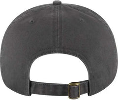 OTTO 176 1315 5 Panel Low Profile Style Dad Cap Charcoal Gray Dark Gray / One Size Fits Most
