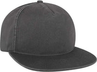 OTTO 176 1315 5 Panel Low Profile Style Dad Cap Charcoal Gray Dark Gray / One Size Fits Most
