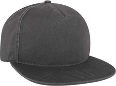 OTTO 176 1315 5 Panel Low Profile Style Dad Cap Charcoal Gray Dark Gray / One Size Fits Most