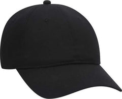 OTTO 18-010 Brushed Cotton Twill Low Profile Pro Style Cap - Black - Black / One Size Fits Most