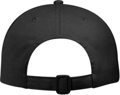 OTTO 18-010 Brushed Cotton Twill Low Profile Pro Style Cap - Black - Black / One Size Fits Most