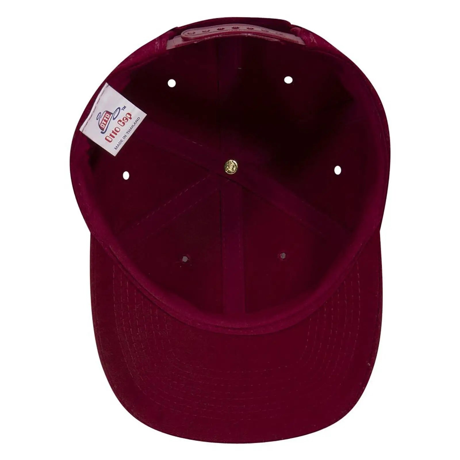 OTTO 18-016 6 Panel Low Profile Baseball Cap - Burg. Marn - Burg. Marn / 6 1/2’’ - 7 5/8’’