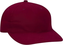 OTTO 18-016 Brushed Cotton Twill Low Profile Pro Style Cap - Burgandy Maroon - Maroon / One Size Fits Most
