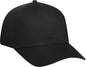 OTTO 18-1108 6 Panel Low Profile Baseball Cap - Black - Black / One Size Fits Most