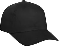 OTTO 18-1108 6 Panel Low Profile Baseball Cap - Black - Black / One Size Fits Most