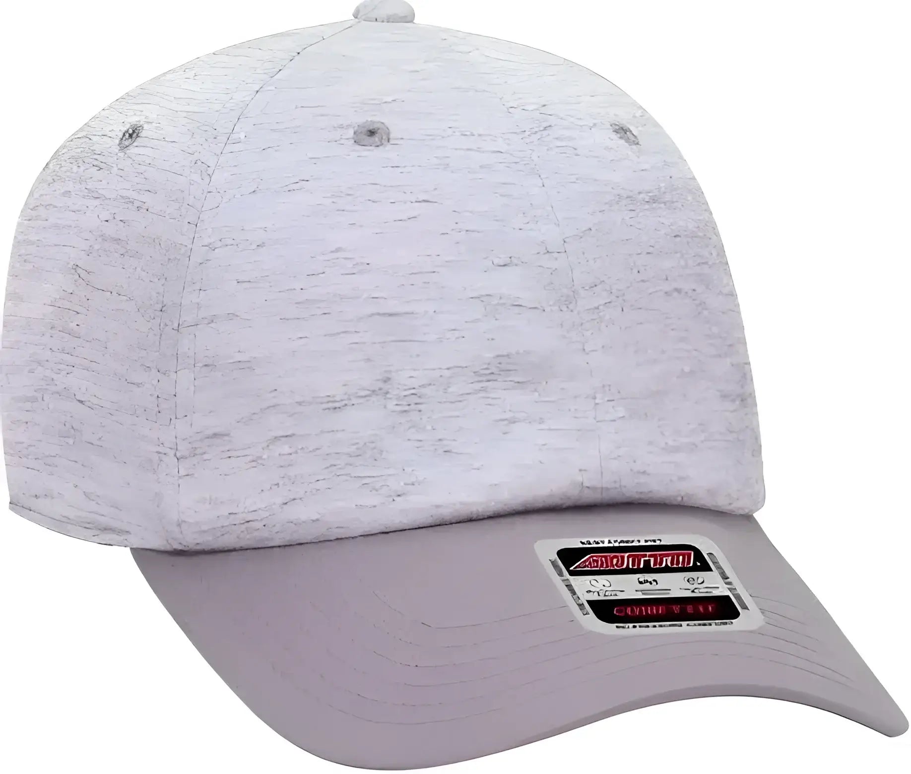 OTTO 18-1231 OTTO Comfy Fit 6 Panel Low Profile Baseball Cap - Gray Heather Gray - Gray / One Size Fits Most