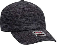 OTTO 18-1231 OTTO Comfy Fit 6 Panel Low Profile Baseball Cap - Heather Black - Black / One Size Fits Most