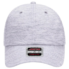 OTTO 18-1231 ’OTTO Comfy Fit’ 6 Panel Low Profile Baseball Cap - Heath. Gray - Heath. Gray / 6 1/2’’ - 7 5/8’’