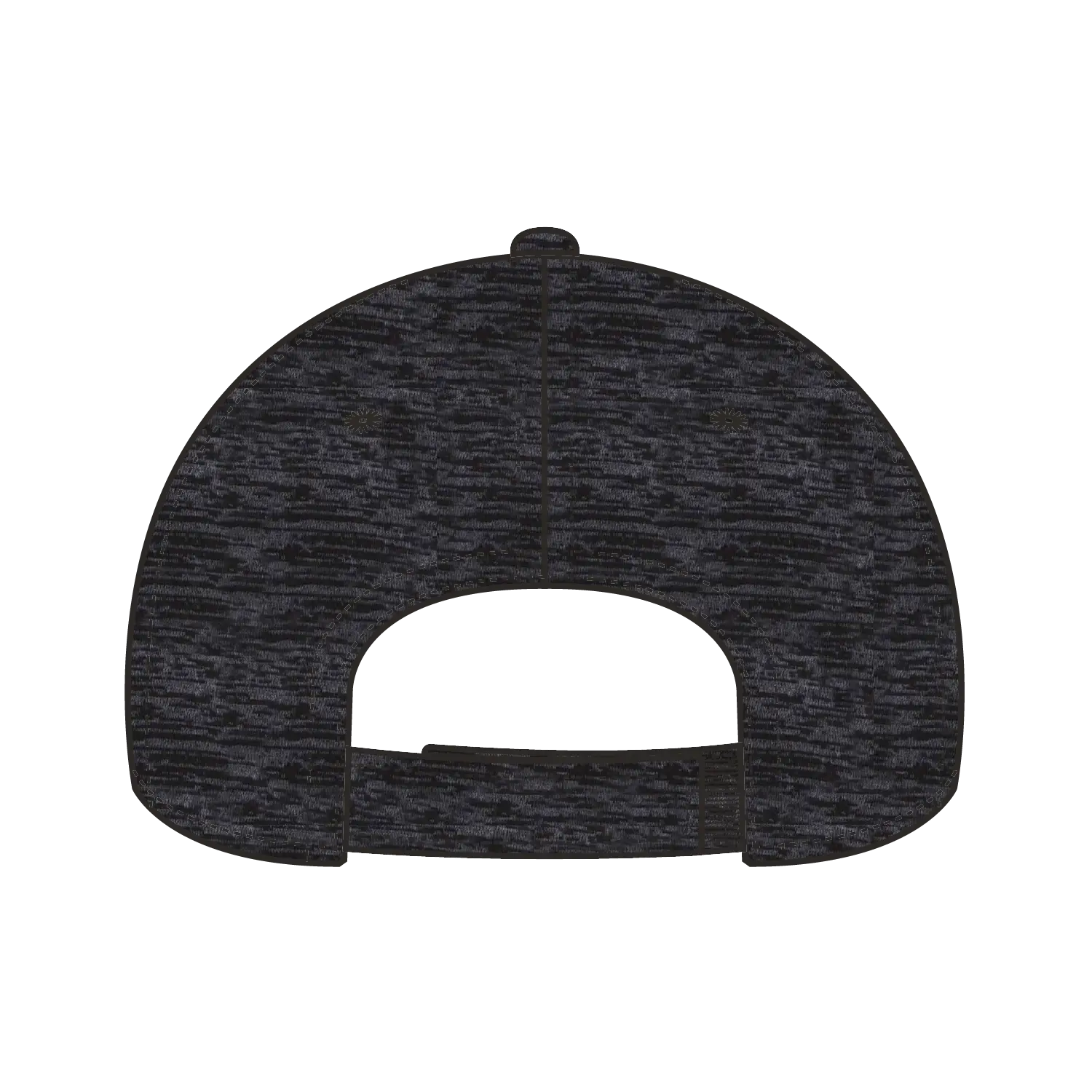 OTTO 18-1231 ’OTTO Comfy Fit’ 6 Panel Low Profile Baseball Cap - Heath. Black - Heath. Black / 6 1/2’’ - 7 5/8’’