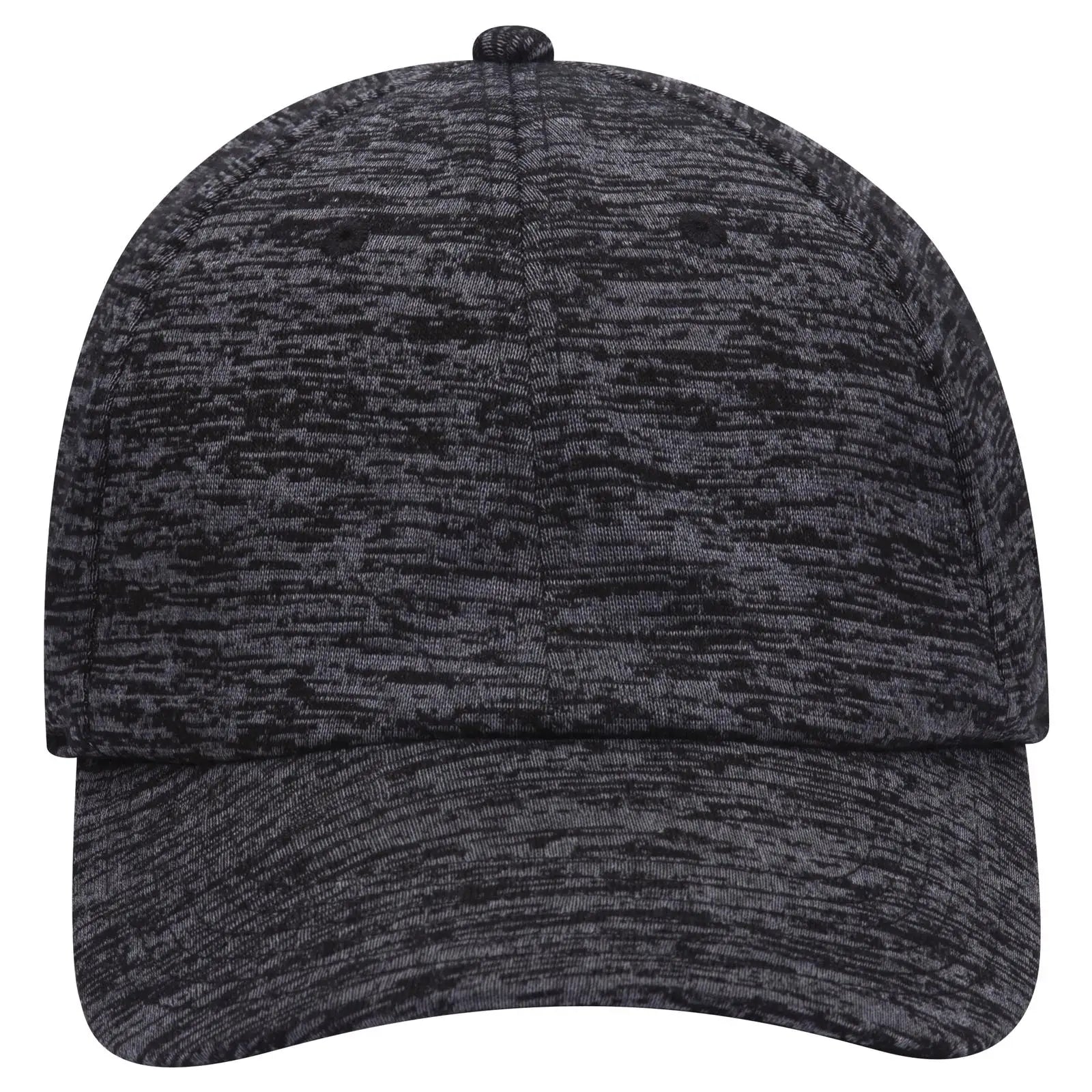 OTTO 18-1231A 6 Panel Low Profile Baseball Cap - Heath. Black - Heath. Black / 6 1/2’’ - 7 5/8’’
