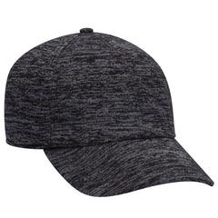 OTTO 18-1231A 6 Panel Low Profile Baseball Cap - Heath. Black - Heath. Black / 6 1/2’’ - 7 5/8’’