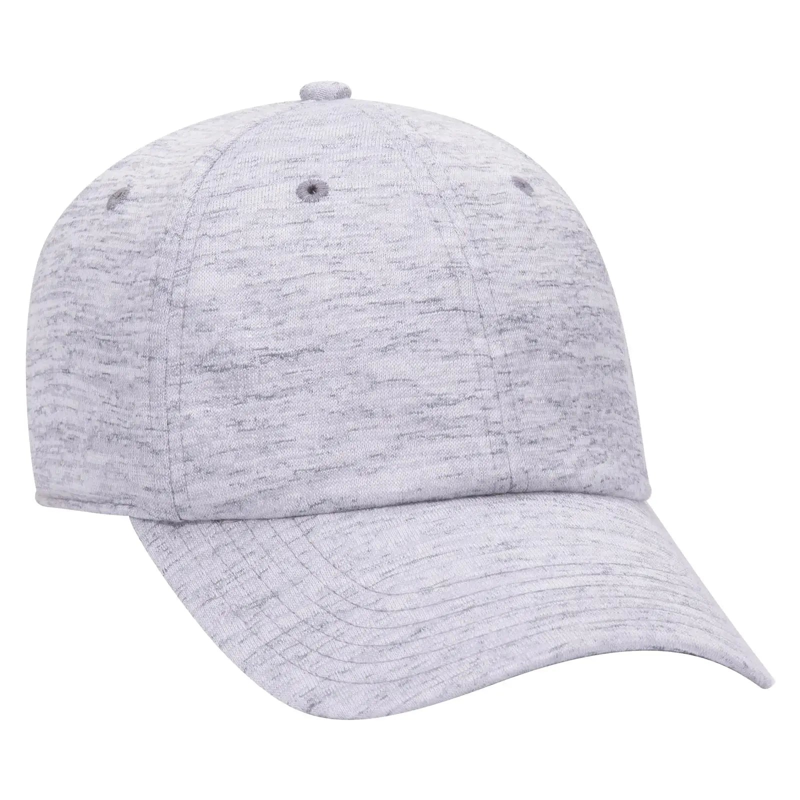 OTTO 18-1231A 6 Panel Low Profile Baseball Cap - Heath. Gray - Heath. Gray / 6 1/2’’ - 7 5/8’’