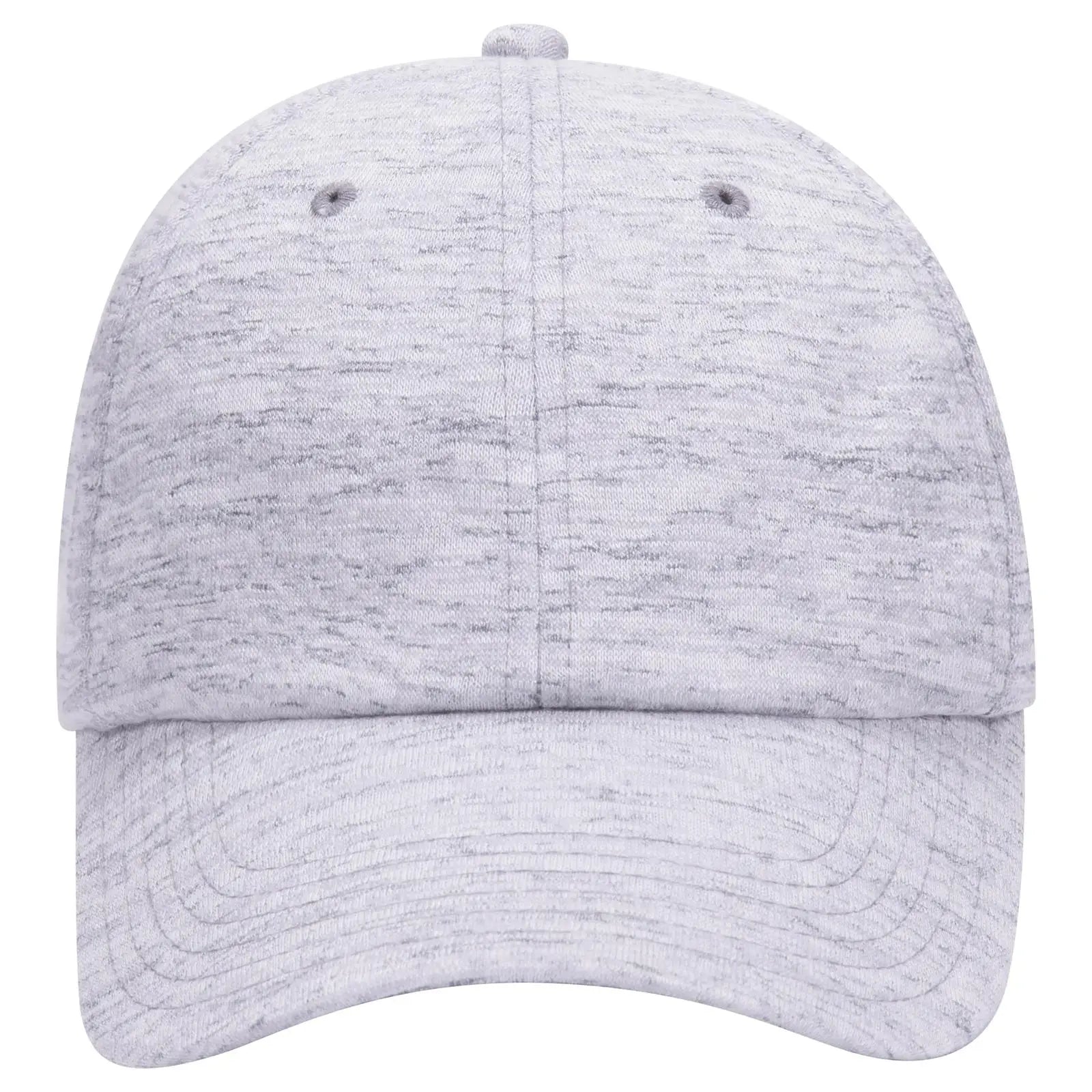 OTTO 18-1231A 6 Panel Low Profile Baseball Cap - Heath. Gray - Heath. Gray / 6 1/2’’ - 7 5/8’’