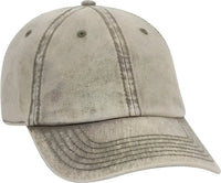 OTTO 18-1248 6 Panel Low Pro Snow Washed Superior Cotton Twill Cap - Olive Green - Olive / One Size Fits Most