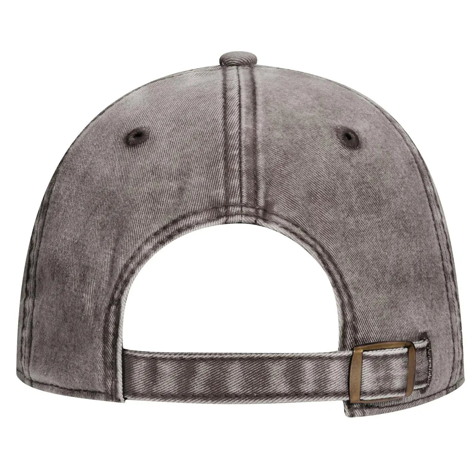 OTTO 18-1248 6 Panel Low Profile Dad Cap - Char. Gray - Char. Gray / 6 1/2’’ - 7 5/8’’