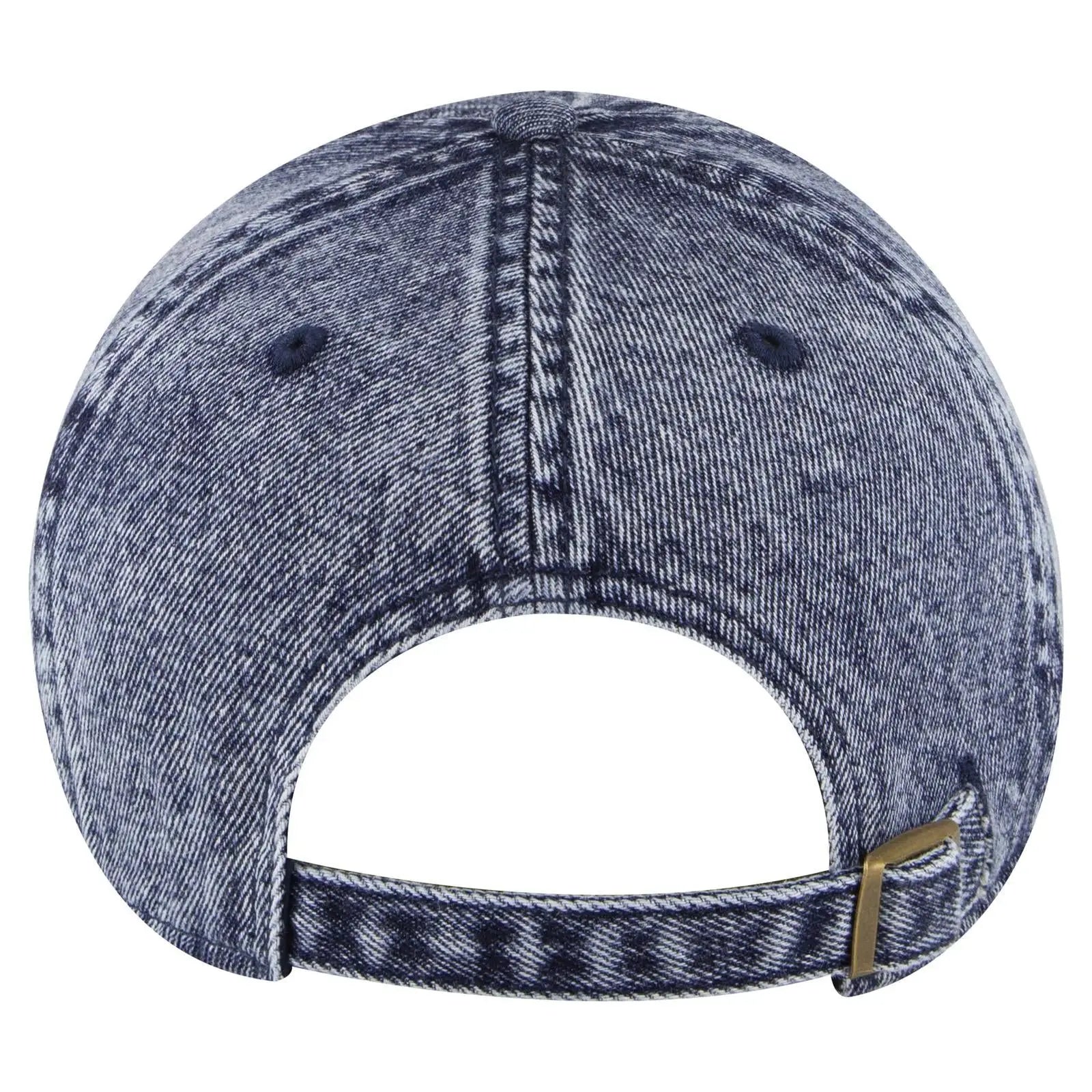 OTTO 18-1248 6 Panel Low Profile Dad Cap - Deep Navy - Deep Navy / 6 1/2’’ - 7 5/8’’