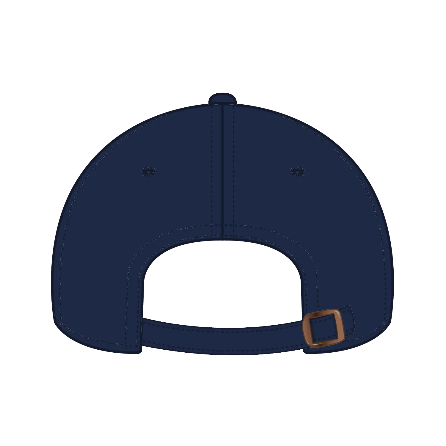 OTTO 18-1248 6 Panel Low Profile Dad Cap - Deep Navy - Deep Navy / 6 1/2’’ - 7 5/8’’