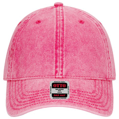 OTTO 18-1248 6 Panel Low Profile Dad Cap - Hot Pink - Hot Pink / 6 1/2’’ - 7 5/8’’