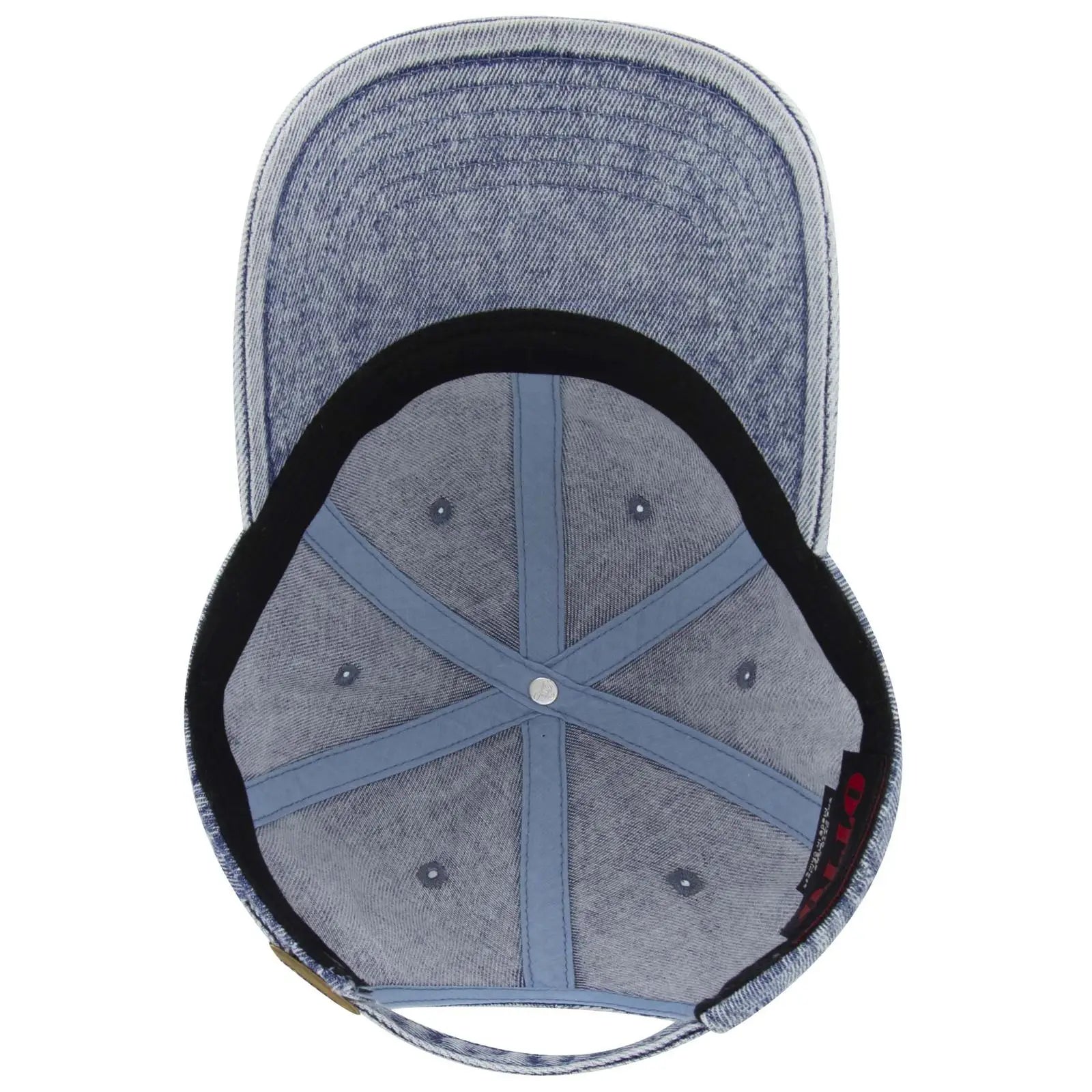 OTTO 18-1248 6 Panel Low Profile Dad Cap - Lt. Blue - Lt. Blue / 6 1/2’’ - 7 5/8’’