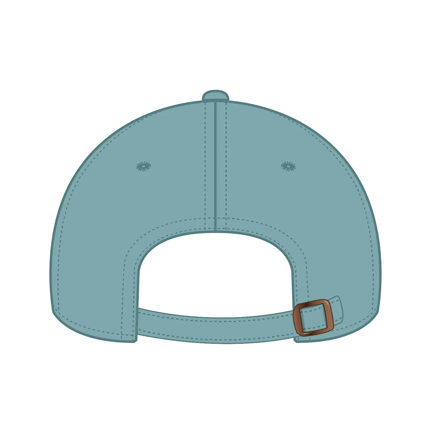 OTTO 18-1248 6 Panel Low Profile Dad Cap - Lt. Blue - Lt. Blue / 6 1/2’’ - 7 5/8’’