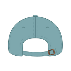 OTTO 18-1248 6 Panel Low Profile Dad Cap - Lt. Blue - Lt. Blue / 6 1/2’’ - 7 5/8’’