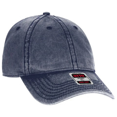 OTTO 18-1248 6 Panel Low Profile Dad Cap - Navy - Navy / 6 1/2’’ - 7 5/8’’