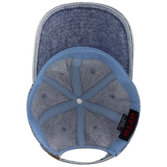 OTTO 18-1249 6 Panel Low Profile Dad Cap - Lt. Blue - Lt. Blue / 6 1/2’’ - 7 5/8’’