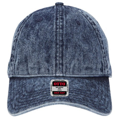 OTTO 18-1249 6 Panel Low Profile Dad Cap - Navy - Navy / 6 1/2’’ - 7 5/8’’