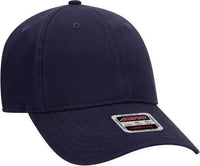 OTTO 18-1282 Comfy Fit 6 Panel Low Profile Dad Hat - Navy - Navy / One Size Fits Most