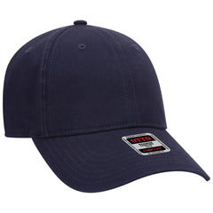 OTTO 18-1282 ’OTTO Comfy Fit’ 6 Panel Low Profile Dad Cap - Navy - Navy / 6 1/2’’ - 7 5/8’’