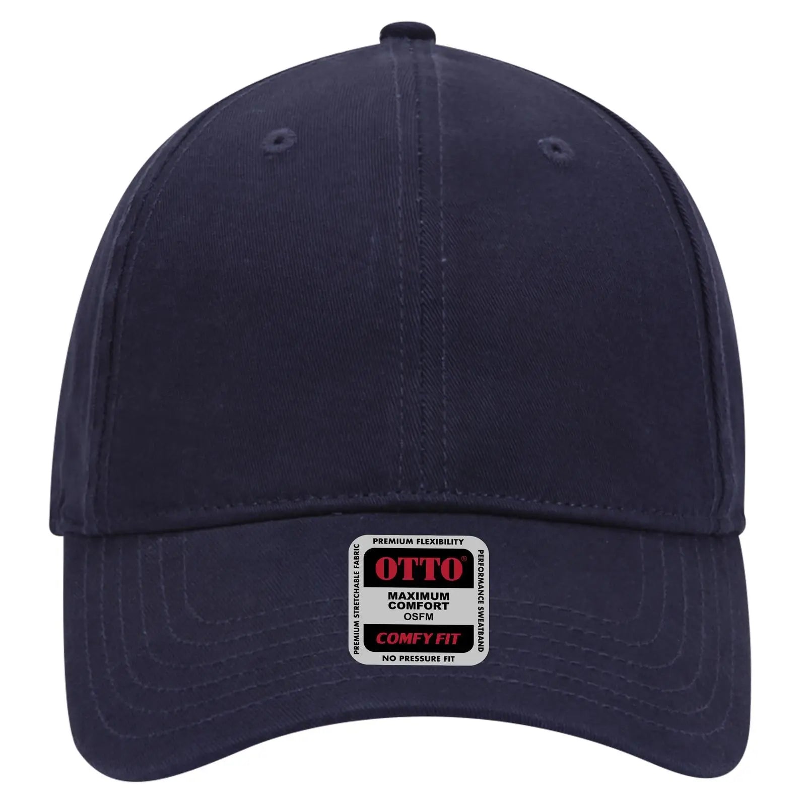 OTTO 18-1282 ’OTTO Comfy Fit’ 6 Panel Low Profile Dad Cap - Navy - Navy / 6 1/2’’ - 7 5/8’’