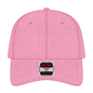 OTTO 18-202 6 Panel Low Profile Dad Cap - Azalea - Azalea / 6 1/2’’ - 7 5/8’’