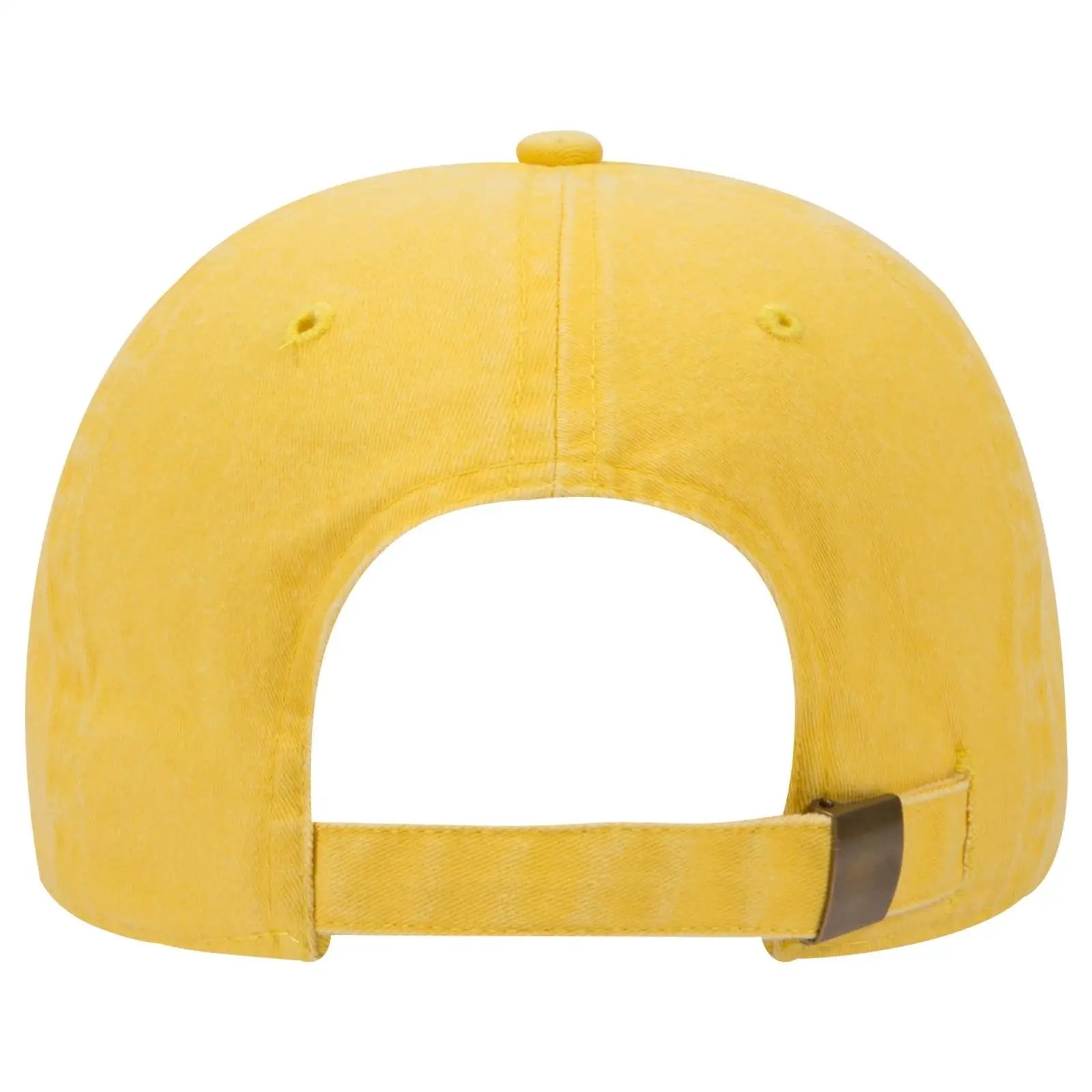 OTTO 18-202 6 Panel Low Profile Dad Cap - Bright Yellow - Bright Yellow / 6 1/2’’ - 7 5/8’’