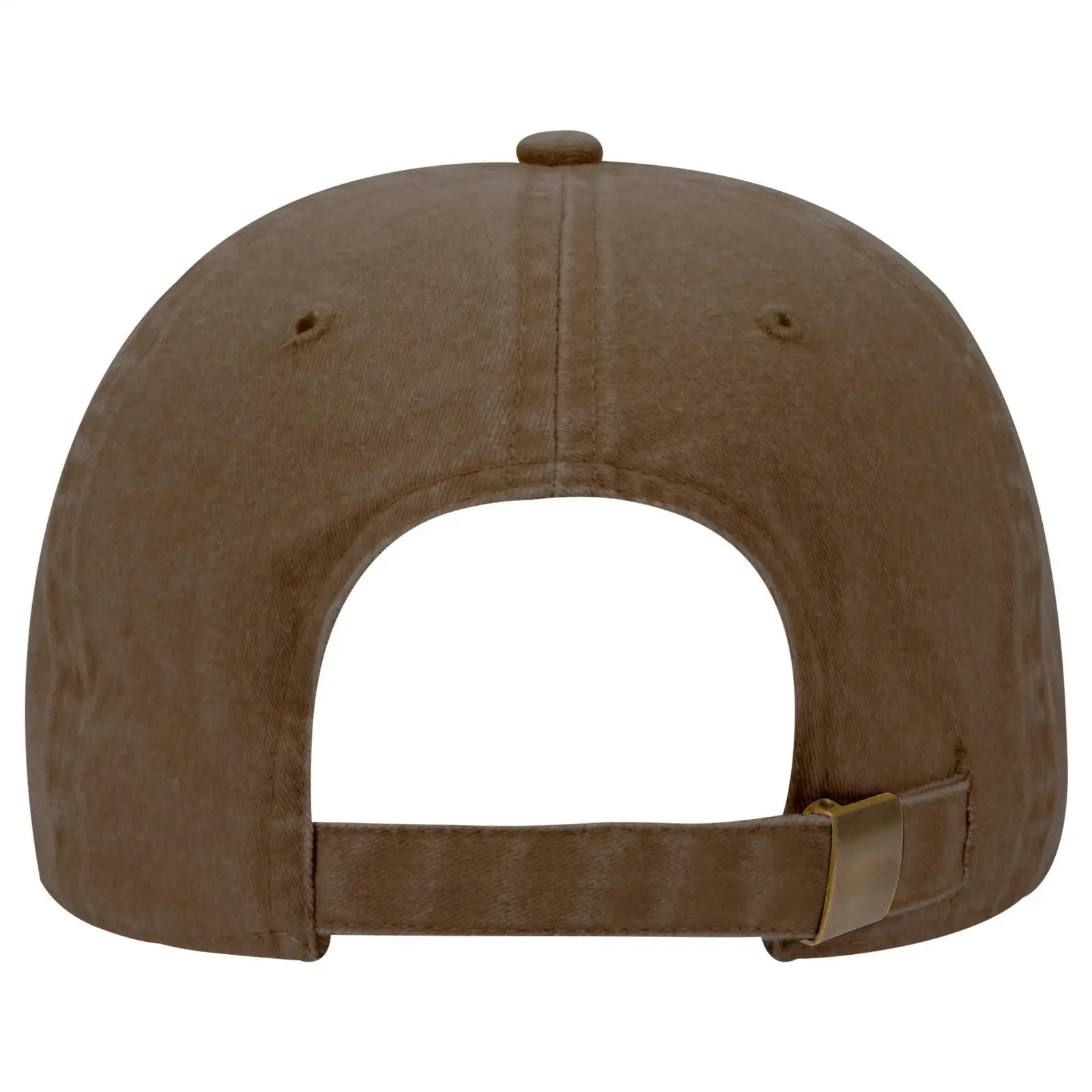 OTTO 18-202 6 Panel Low Profile Dad Cap - Brown - Brown / 6 1/2’’ - 7 5/8’’